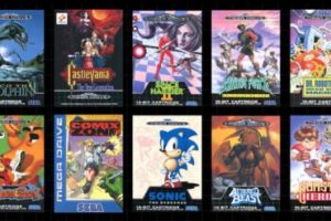 40 St inbyggda Klassiska Sega-spel